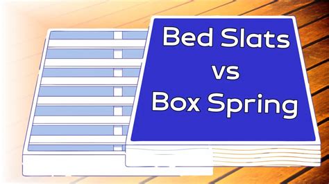 box spring slab vs metal frame|slats vs box springs.